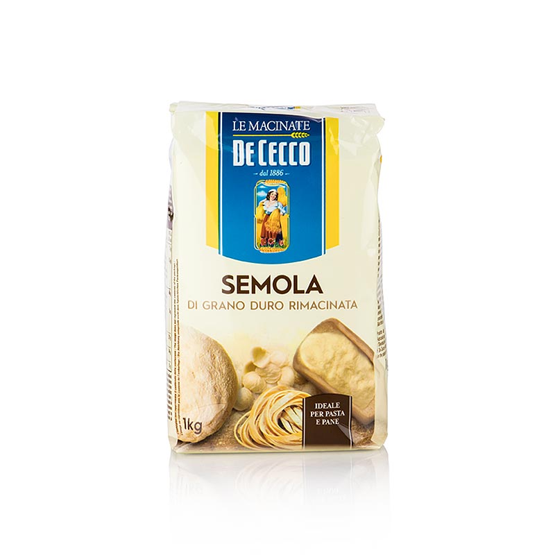 Krupa od durum psenice - Semola di Grano Duro, De Cecco, No.176 - 1 kg - torba