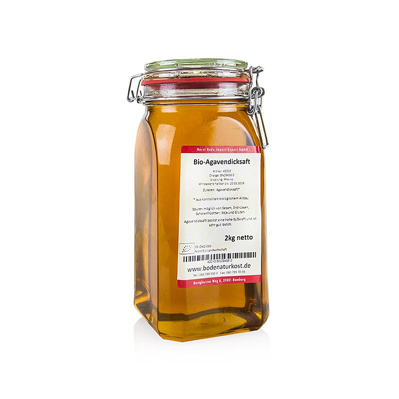 Syrop z agawy, Meksyk (syrop z agawy), organiczny - 2 kg - Szklo swiatynne