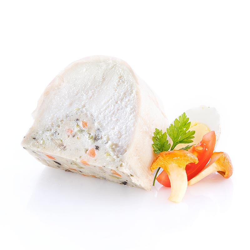 Hazi csibek terrine, zoldsegekkel es almaval - 500g - PE hej