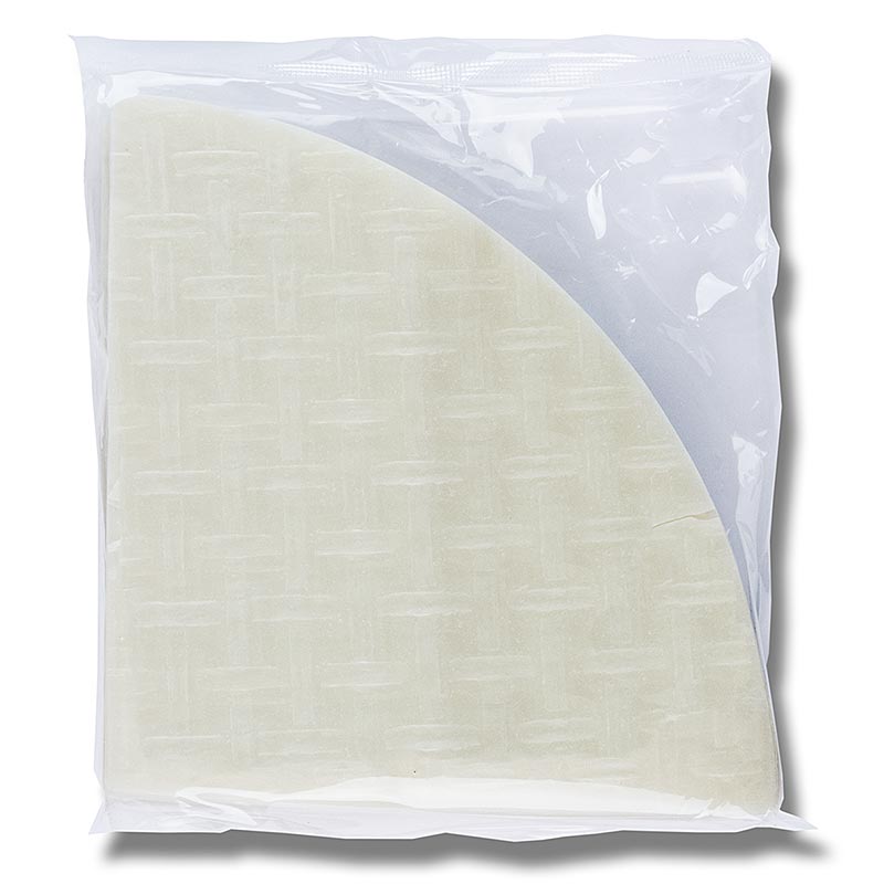 Feuille de riz, triangulaire, longueur de cote 15 cm - 500g, 57 feuilles - sac