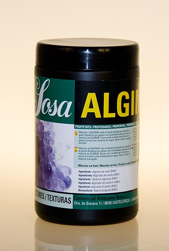 Alginato (alginat sodny), texturizator, Sosa, E401 - 750 g - Pe moze