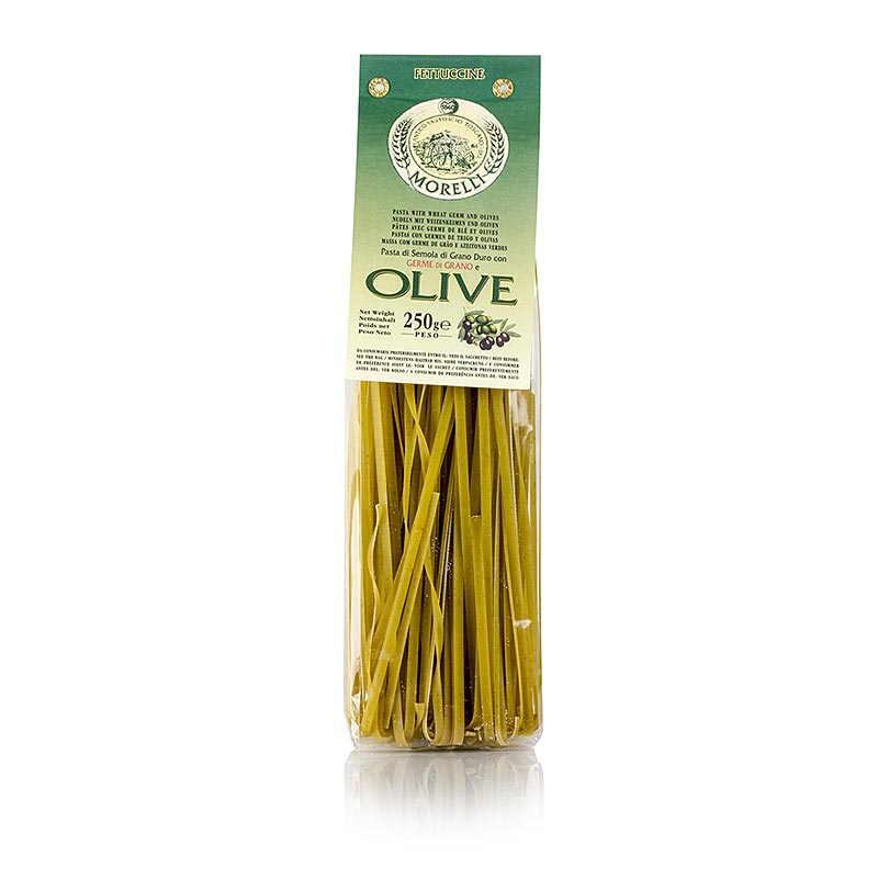 Morelli 1860 Fettuccine z oliwkami i kielkami pszenicy - 250 gr - torba