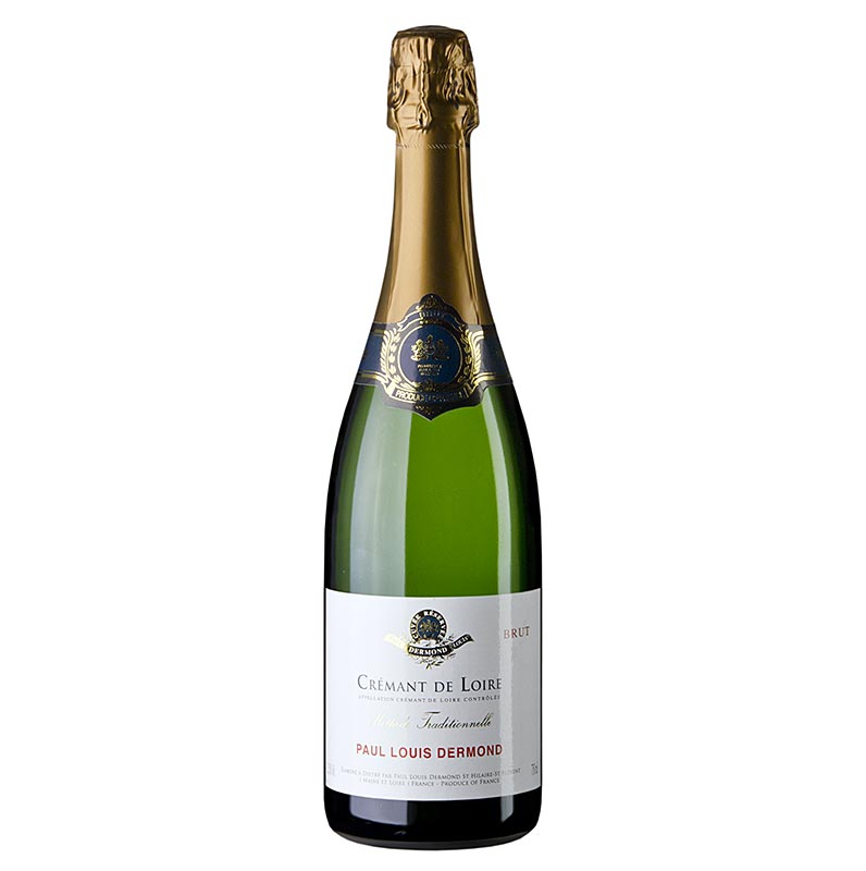 Paul Louis Dermond Cremant de Loire, vin brut, alb, spumant, 12,5% vol. - 750 ml - Sticla