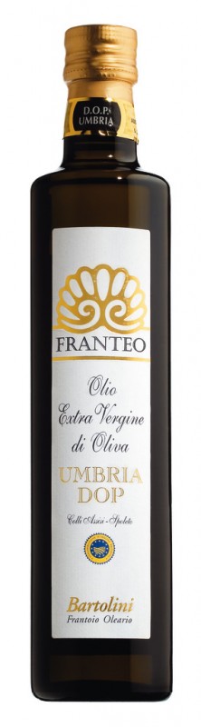 Olio extra szuz Franteo DOP, Umbria extra szuz olivaolaj DOP, Bartolini - 500 ml - Uveg