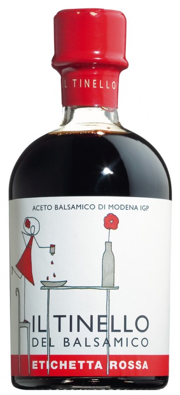 Aceto Balsamico di Modena IGP Il Tinello, rosso, balzamikovy ocot, zrele, v darcekovom baleni, Il Borgo del Balsamico - 250 ml - Flasa