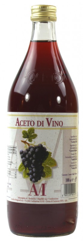 Aceto di vino rosso, crveni vinski ocat, Mengazzoli - 1.000 ml - Boca