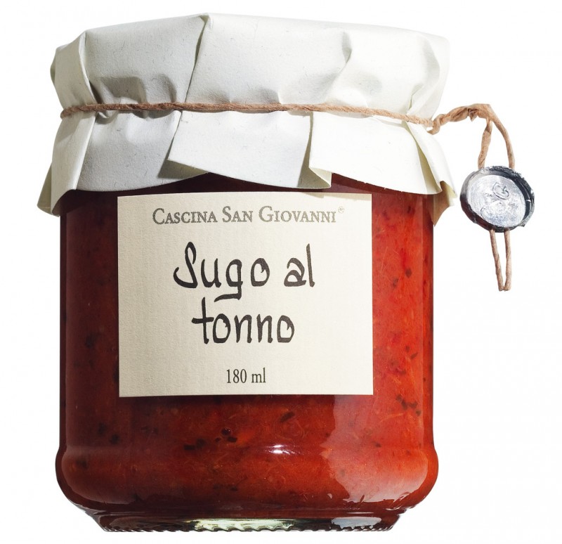 Sugo al tonno, paradajz sos sa tunjevinom, Cascina San Giovanni - 180ml - Staklo