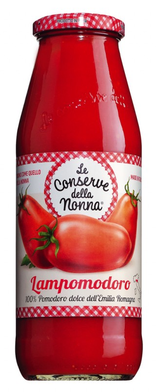 Lampomodoro, puree z pomidorow, Le Conserve della Nonna - 700g - Szklo