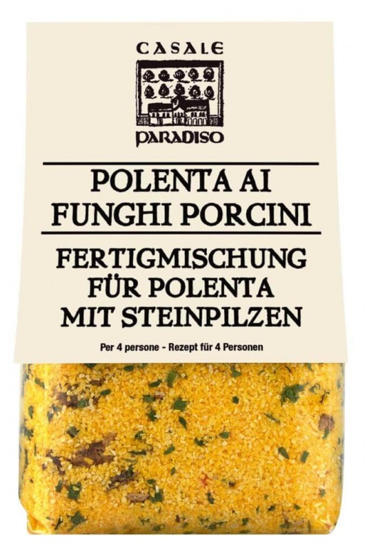 Polenta ai funghi porcini, polenta s hribmi, Casale Paradiso - 300 g - balenie