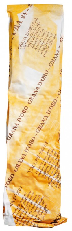 Parmigiano Reggiano delle vacche rosse, vyrobene zo suroveho kravskeho mlieka od Vacche Rosse, 24 mesiacov, Grana d`Oro - cca 300 g - Kus