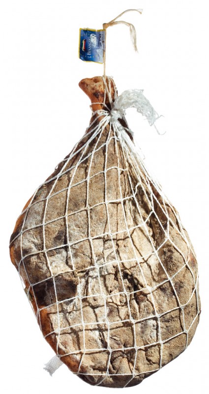 Prosciutto San Vitale pepato, disossato, sunca de tara dezosata cu crusta de ardei, Bisanzio salumi - aproximativ 6,5 kg - Bucata