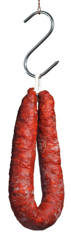 Chorizo prirodna, na zraku susena svinjska salama s paprikom, blagi, Alejandro - 200 g - Komad