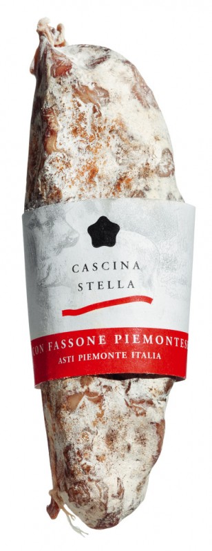 Salame di fassona, piccolo, salami z wolowina, Cascina Stella - ok. 200 g - Sztuka