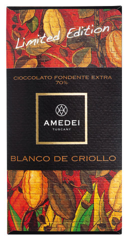 Blanco de Criollo, 70%, limitato, tamna cokolada, 70%, limitirano, Amedei - 50g - tabla