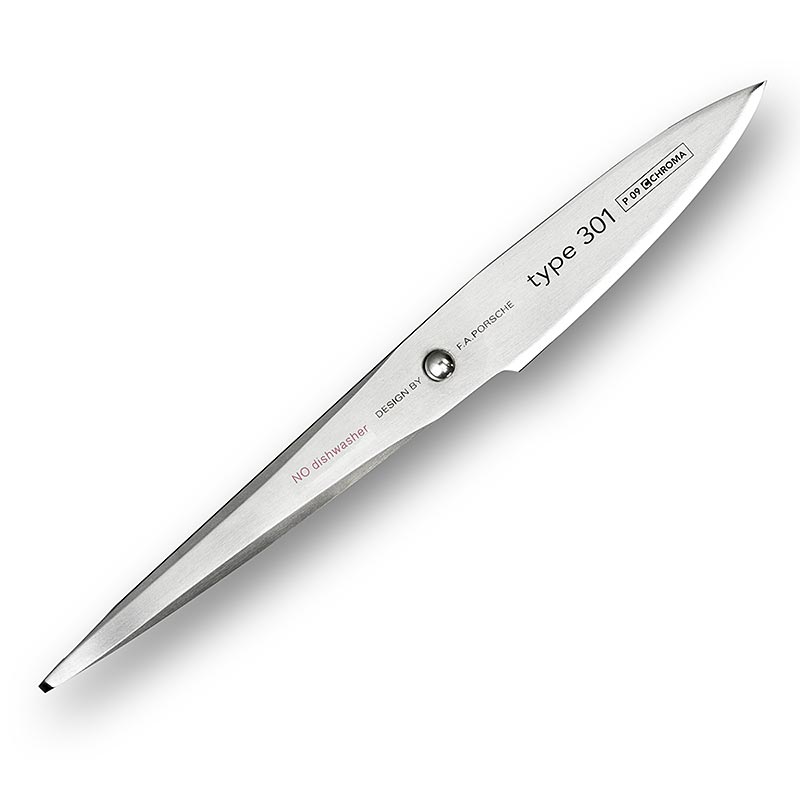 Chroma type 301 P-9 paring / office knife, 7.7cm - Design by FA Porsche - 1 piece - box