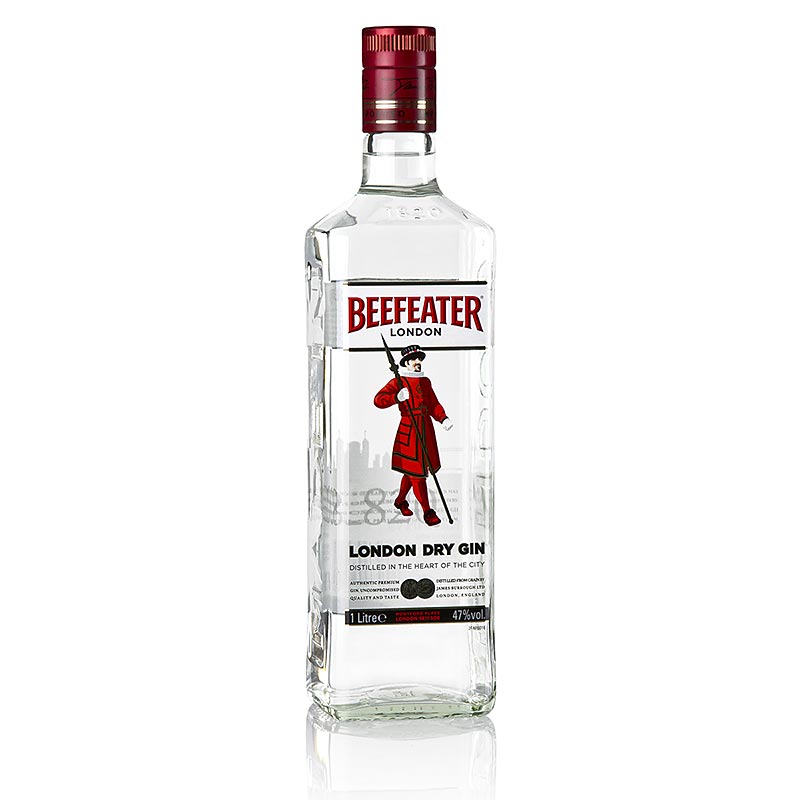 Beefeater London Dry Gin, 40% obj. - 1 l - Lahev