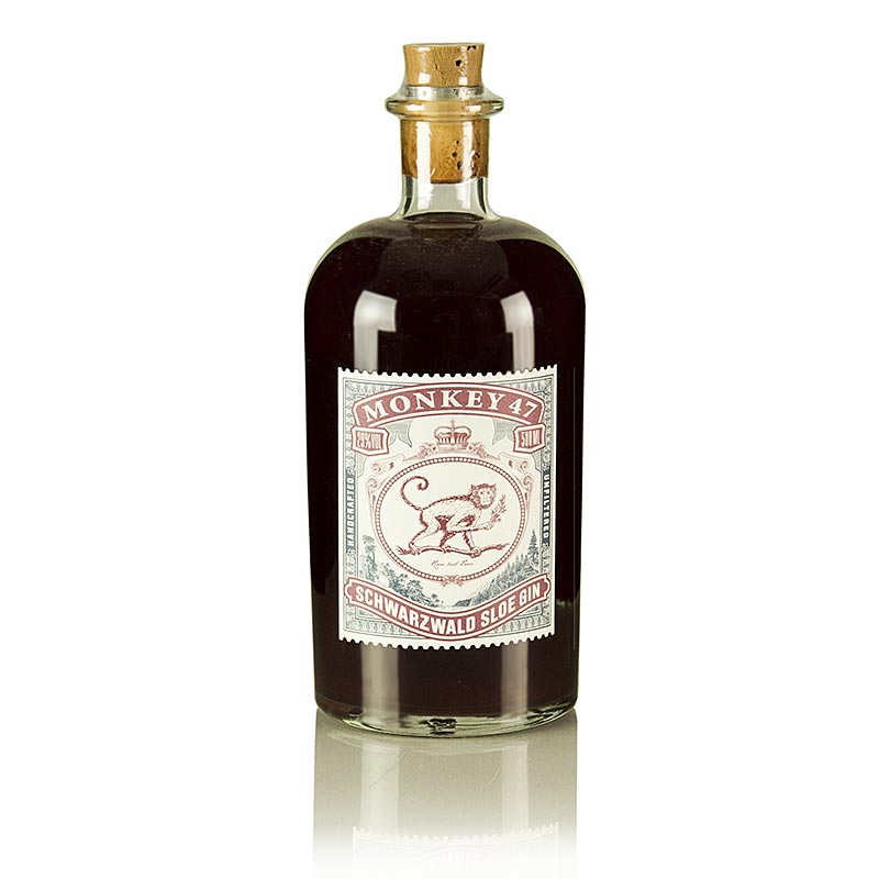 Monkey 47 Sloe Gin Liqueur (trnka), 29 % obj., Cerny les, Nemecko - 500 ml - Lahev