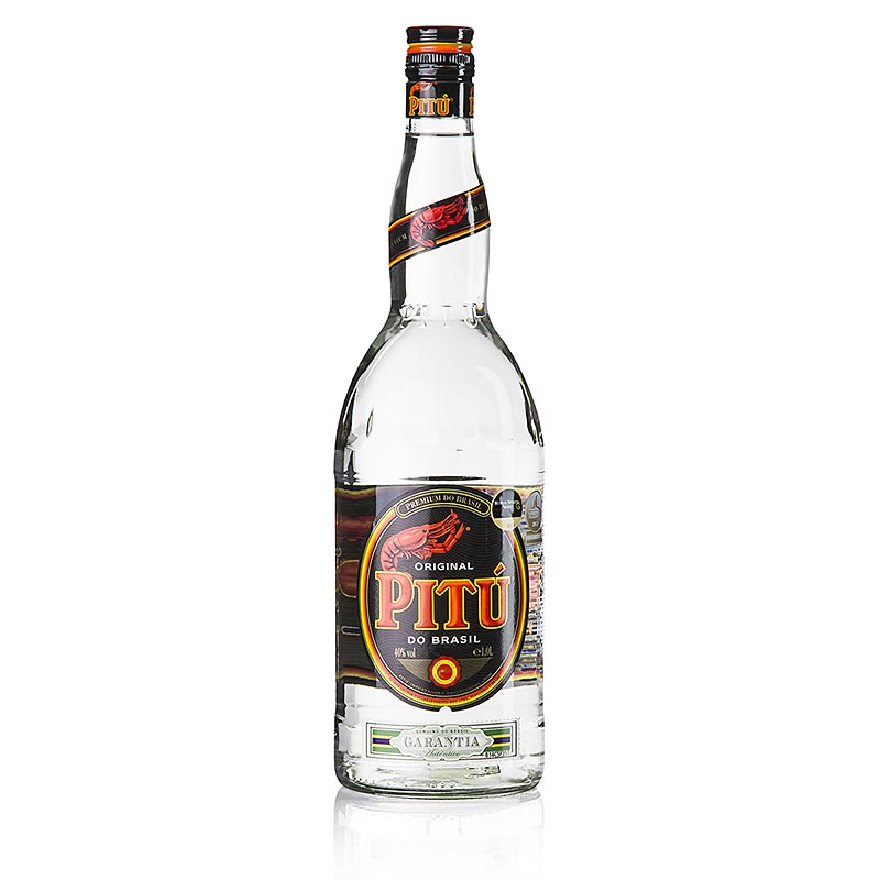 Cachaca Pitu, brazylijski alkohol z trzciny cukrowej, 38% obj. - 1 l - Butelka