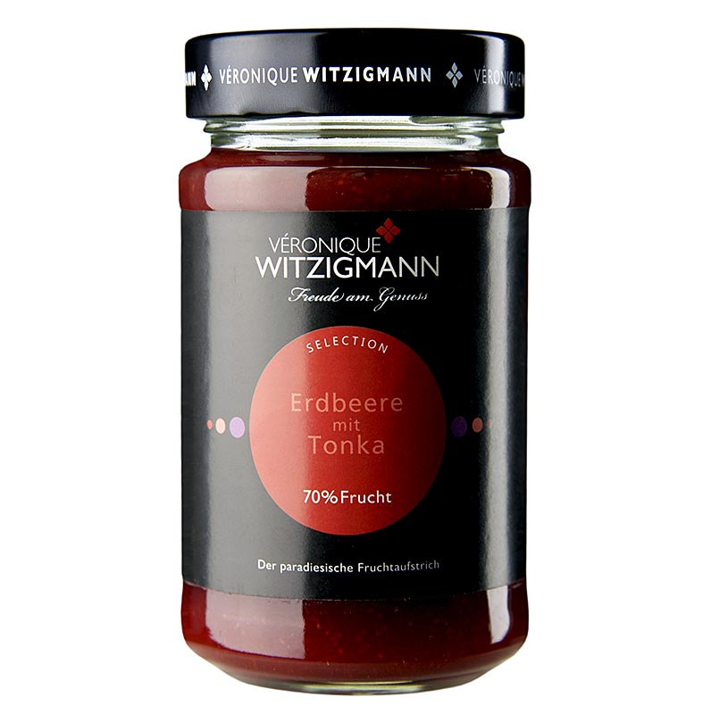 Fraise a la feve tonka - pate a tartiner Veronique Witzigmann - 225g - Verre