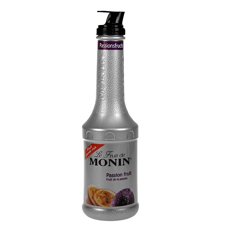 Melange de puree de fruits Monin - fruit de la passion, avec verseur - 1 litre - Bouteille PE