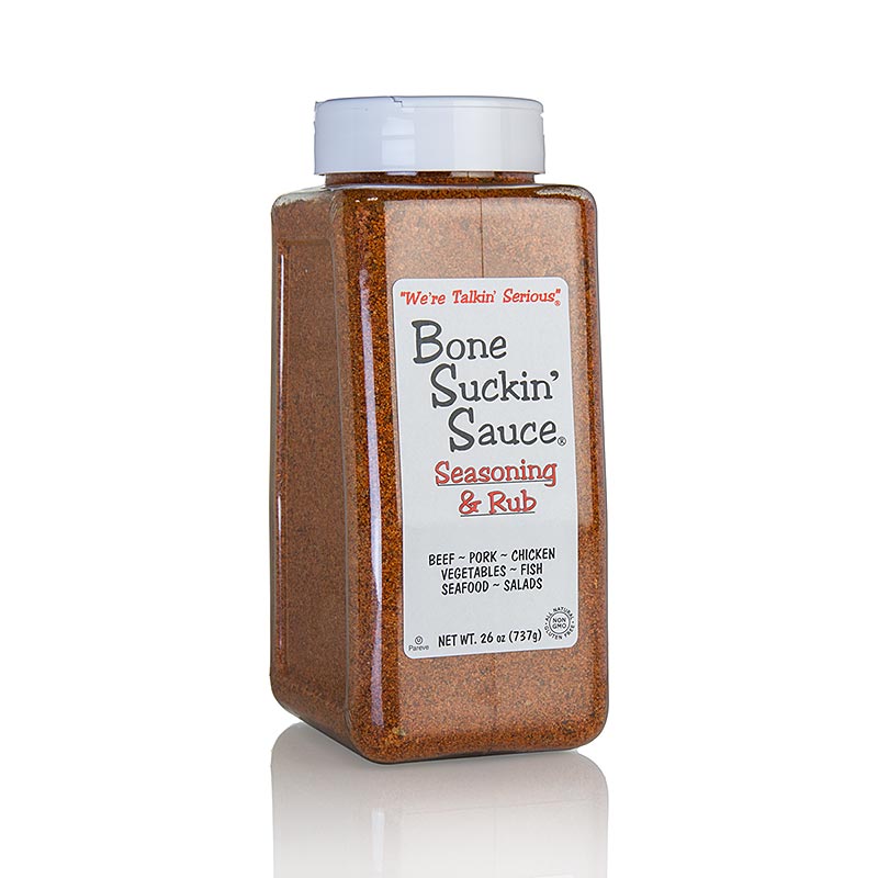 Bone Suckin` Regular Seasoning and Rub`, Preparat de condimente pentru gratar, Ford`s Food - 737 g - Pe poate