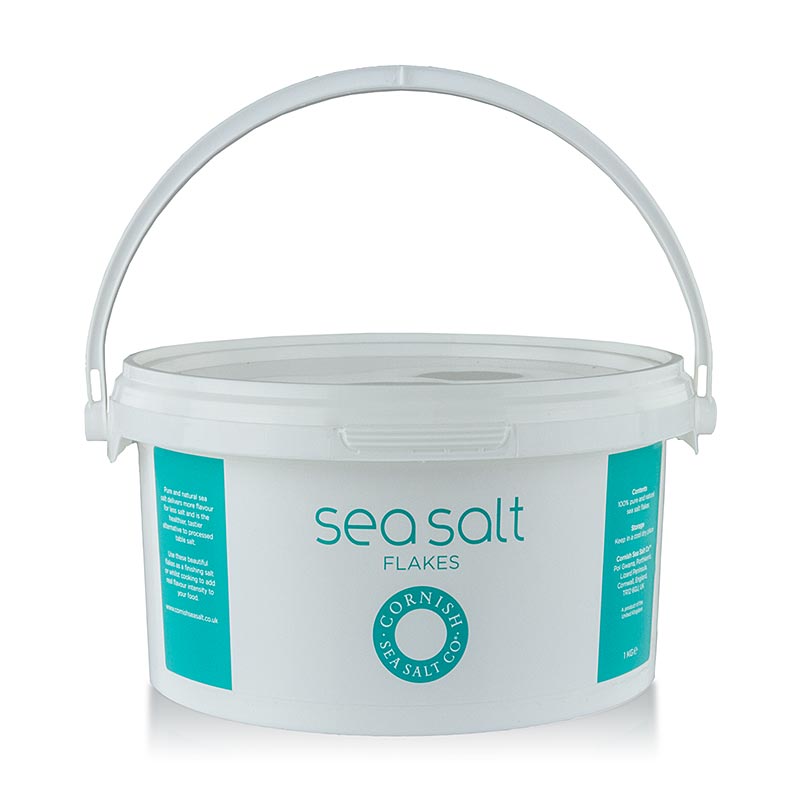 Cornish Sea Salt, fulgi grosier de sare de mare din Cornwall / Anglia - 1 kg - Pe poate