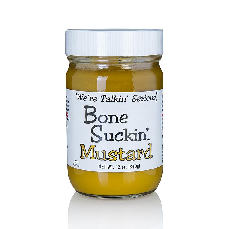 Bone Suckin` Mustard Regular (mierna), BBQ horcica, Ford`s Food - 325 ml - sklo