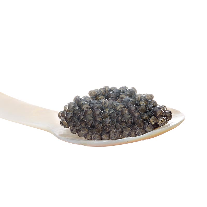 Caviar Desietra Sterletkaya d`esturgeon de Sterlet, Aquaculture Allemagne - 250 g - peut