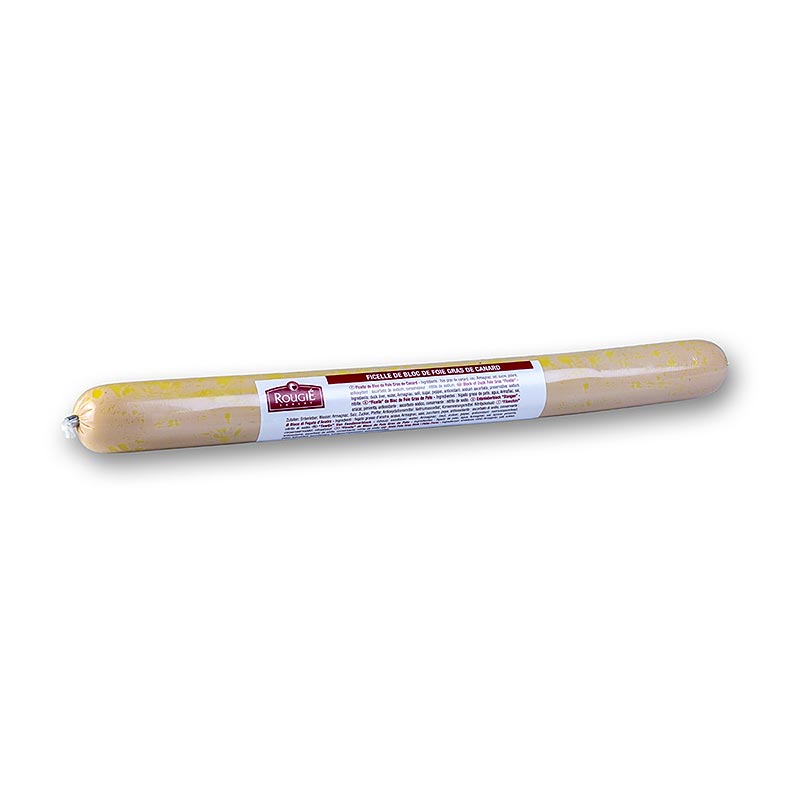 Blok pacje jetre, u obliku stapica Ficelle, Foie Gras, Ã 36 mm, 38 cm, Rougie - 400 g - folija