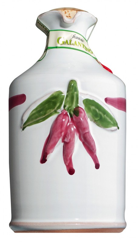 Olio al peperoncino, orcio, ulei de masline extravirgin cu chili, Krug, Galantino - 250 ml - ulcior