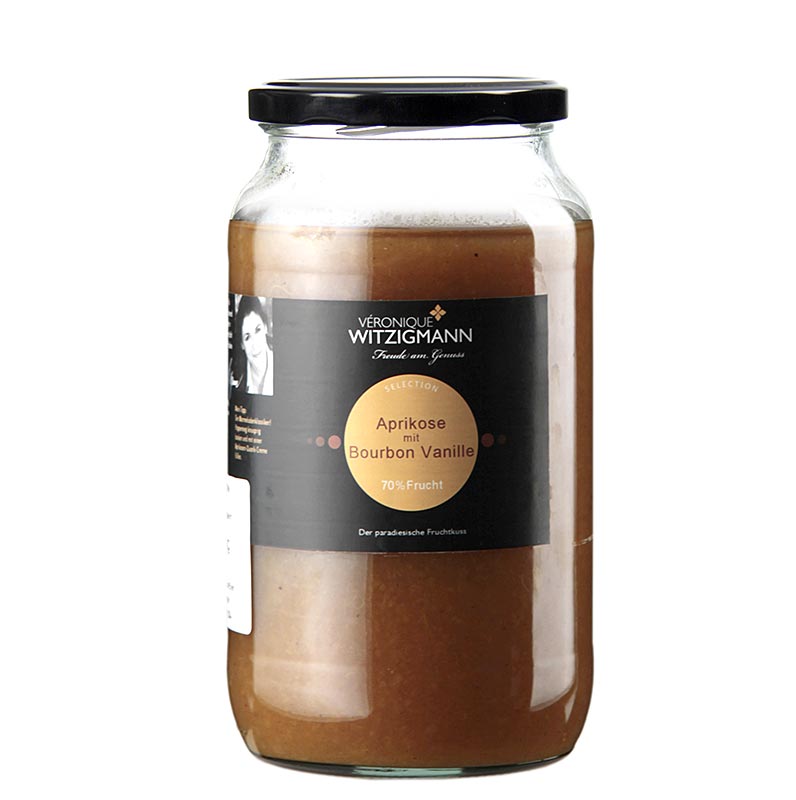 Abricot a la Vanille Bourbon - pate a tartiner Veronique Witzigmann - 1 kg - Verre