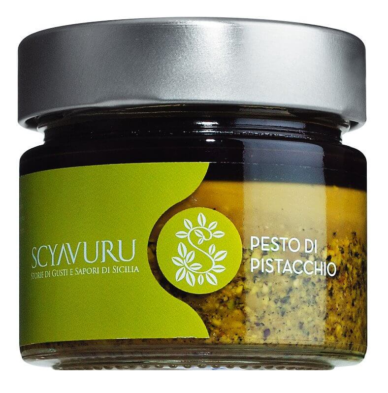 Pesto di pistacchio, pesto od pistacija, Scyavuru - 160g - Staklo