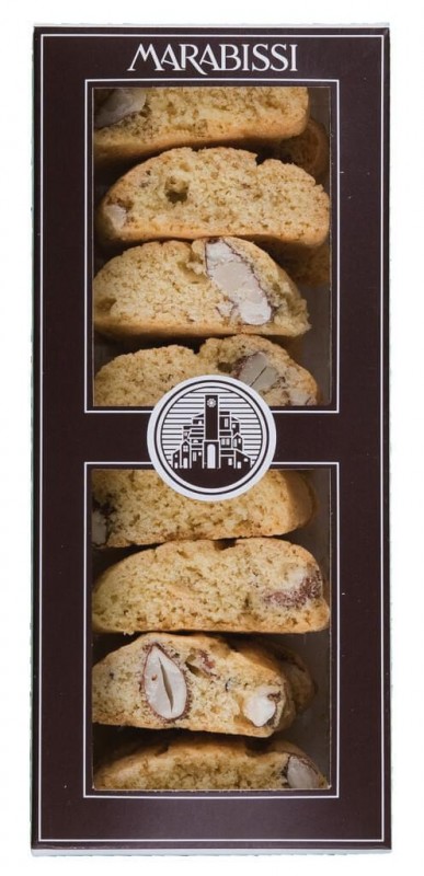 Cantuccini mini, toskanskie ciasteczka migdalowe, mini, Pasticceria Marabissi - 120g - Sztuka