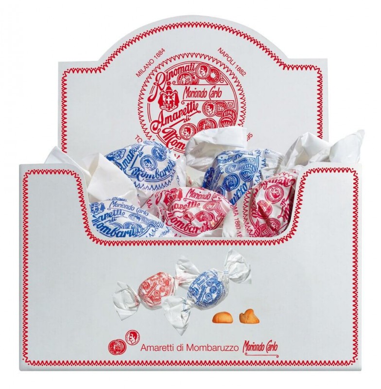 Amaretti di Mombaruzzo, Display, Mekani makaroni s bademom, Display, Moriondo - 1000 g - prikaz