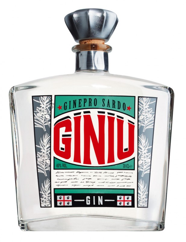 Giniu, Gin, Silvio Carta - 0,7 liter - Uveg