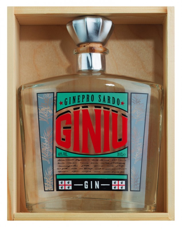 Giniu, Gin, Silvio Carta - 0,7 liter - Uveg