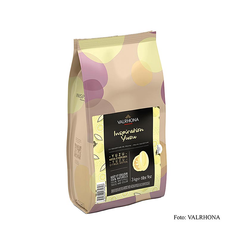 Valrhona Inspiration Yuzu - Yuzu specialiteta s kakavovim maslom - 3 kg - torba