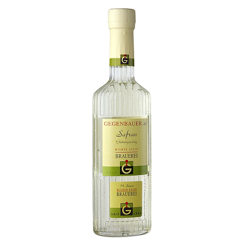 Vinaigre de safran Gegenbauer, a base de safran de Pannonie, 5% d`acide - 250 ml - Bouteille