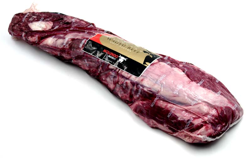 File z Wagyu z Chile BMS 6-7 bez retezu, hovezi maso, maso / Agricola Mollendo SA - cca 2,5 kg - vakuum