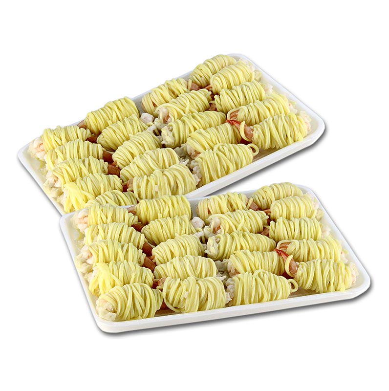 Asien fingerfood kartoffel rejer - 1 kg, 40 x 25 g - Pe shell