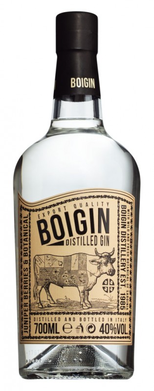 Gin Boigin, Gin, Silvio Carta - 0,7 liter - Uveg