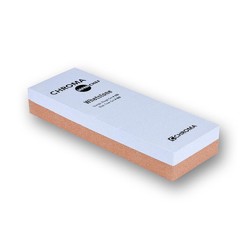 Chroma ST-2 / 8 whetstone, grain 200 / 800, without holder, 180 x 6.3 x 28 mm - 1 piece - Cardboard