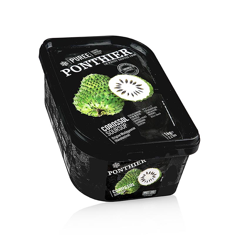 Pyre - soursop / opuncie, s cukrem Ponthier - 1 kg - PE plast