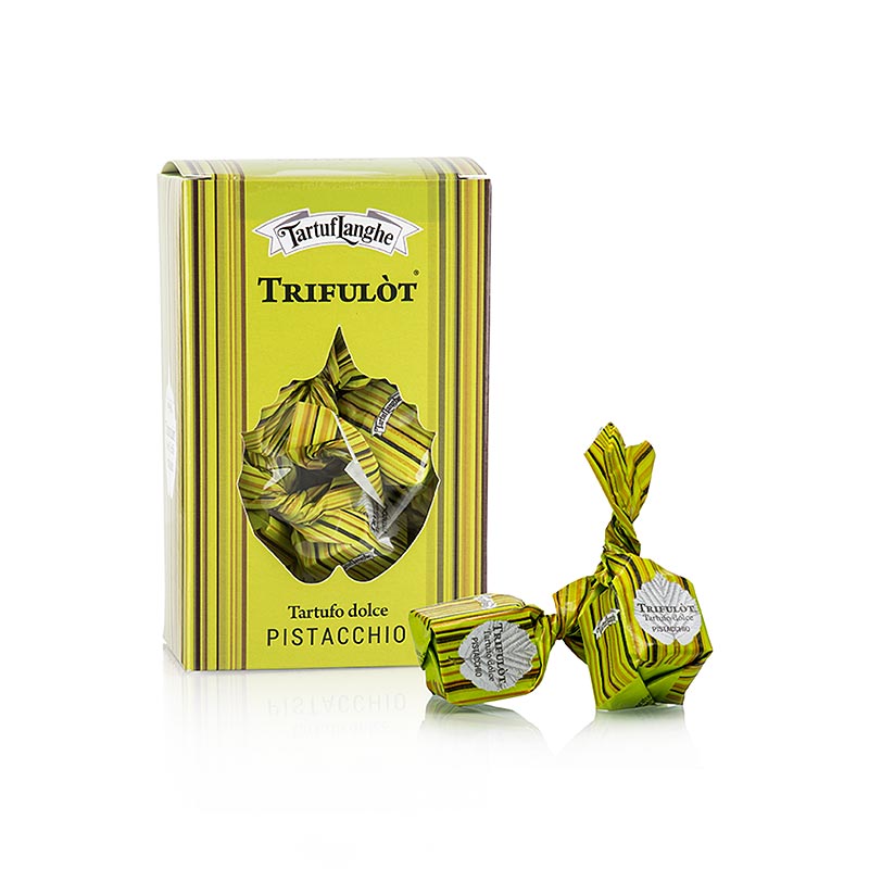 Mini praliny truflowe trifulot, pistacja z Tartuflanghe - 105g - skrzynka