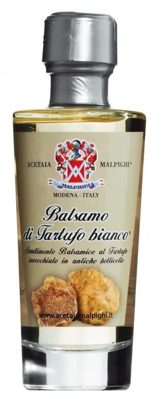 Balsamo di tartufo bianco, balzamicni kis z belimi tartufi, Malpighi - 100 ml - Steklenicka