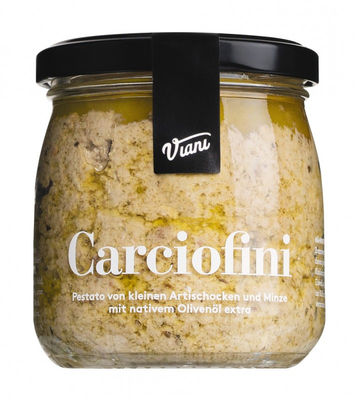 CARCIOFINI - Pestato di carciofini, pestato od articoka, Viani - 170g - Staklo