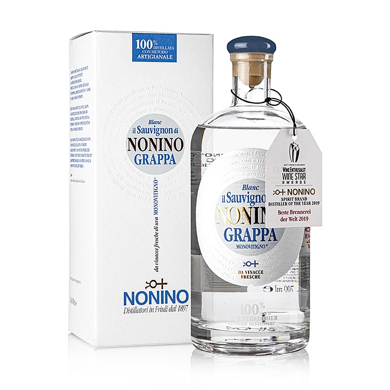 Nonino Grappa Monovitigno Il Sauvignon Blanc sa GP, 41% vol. - 700ml - Boca