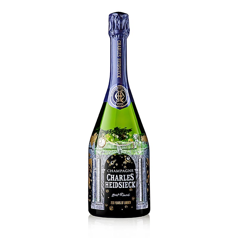 Champagne Charles Heidsieck Brut Reserve 200 Years of Liberty (korlatozott) - 750 ml - Uveg