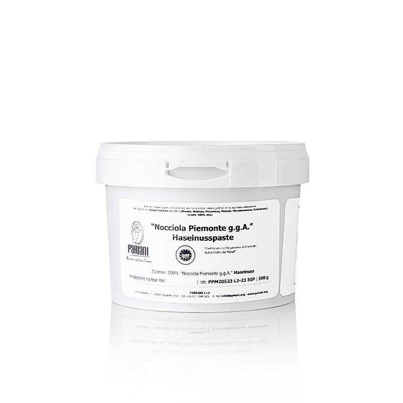 Findik ezmesi, %100 Piedmont findigi, PGI, Pariani - 500g - Bardak