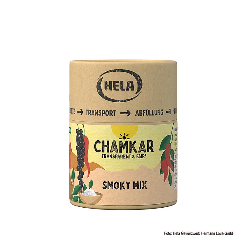 HELA Chamkar - Mieszanka Smoky, sol przyprawowa - 110g - Pudelko zapachowe